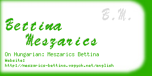 bettina meszarics business card